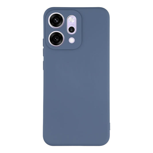 For Oppo Reno14 Pro 5G (Global) Case TPU Back Soft Anti-Scratch Fiber Lining Phone Cover - Lavender Grey