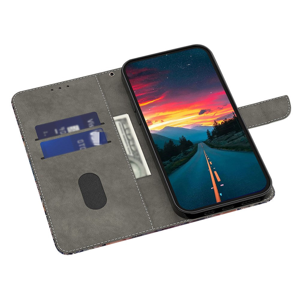 For iPhone 17 Pro Max Case PU Leather Wallet Phone Cover with Stand - Keep Smile