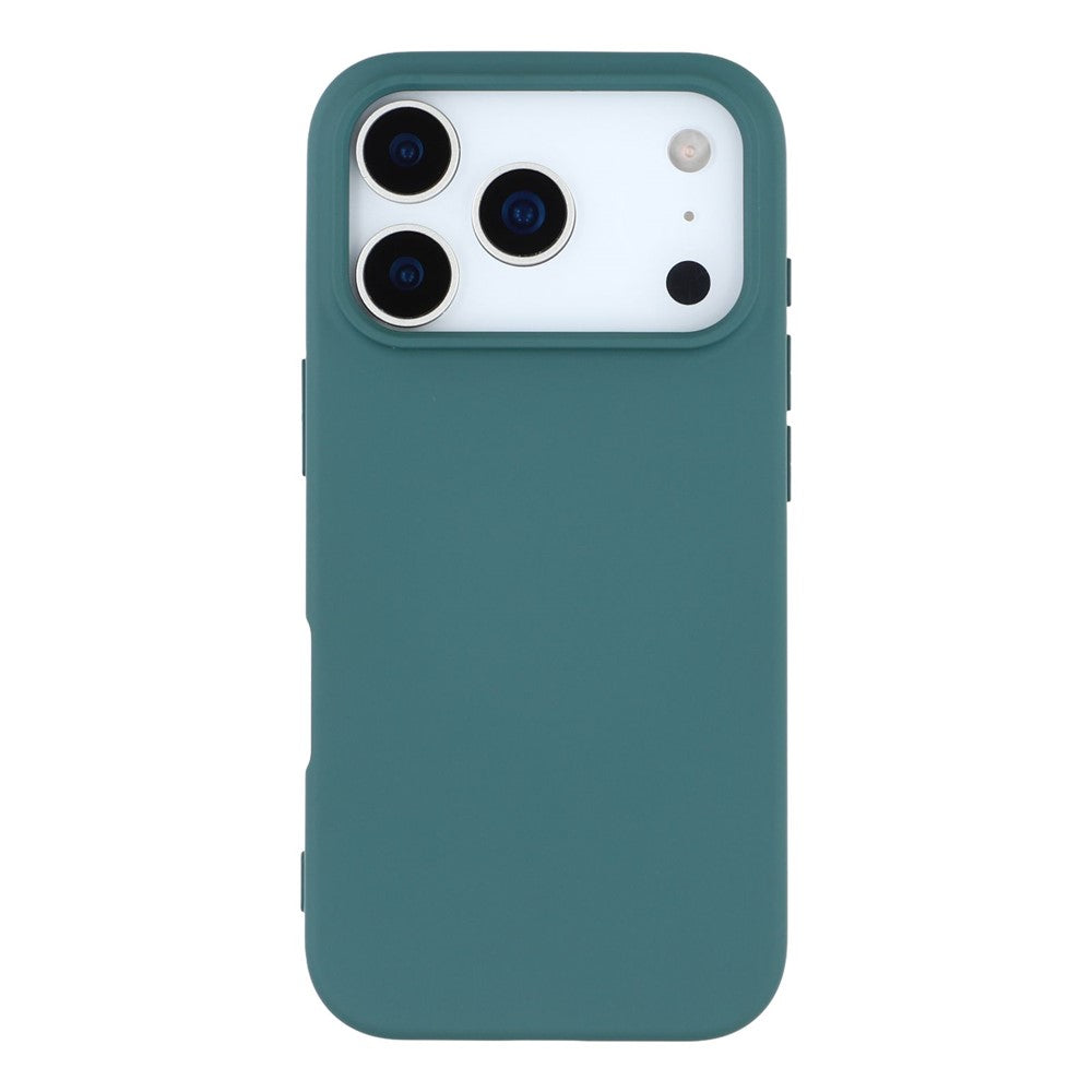 For iPhone 17 Pro Max Case Arc Edge 2.0mm TPU Protective Phone Cover - Midnight Green
