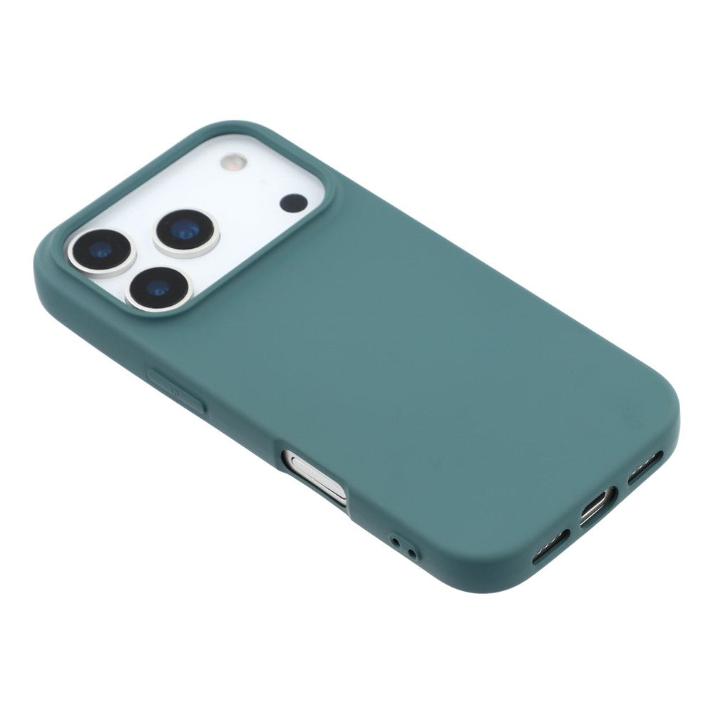 For iPhone 17 Pro Max Case Arc Edge 2.0mm TPU Protective Phone Cover - Midnight Green