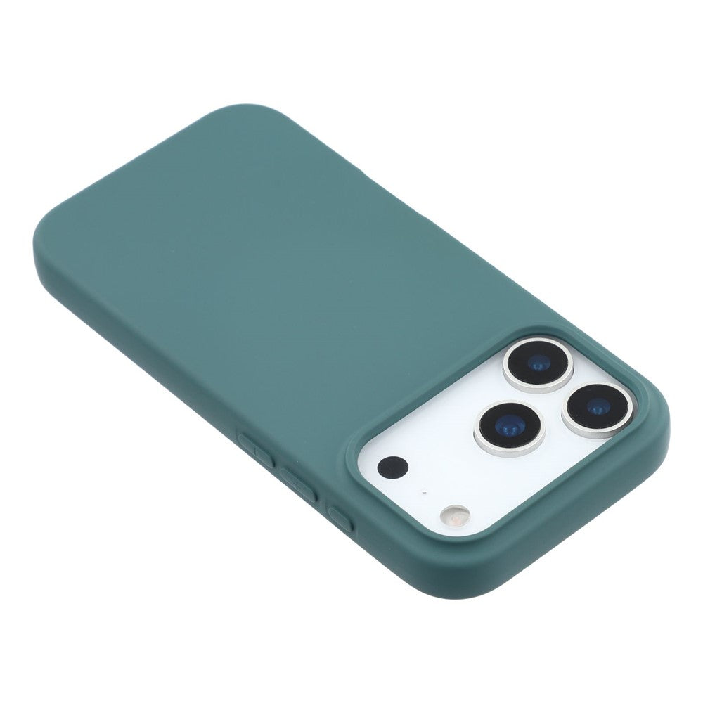 For iPhone 17 Pro Max Case Arc Edge 2.0mm TPU Protective Phone Cover - Midnight Green
