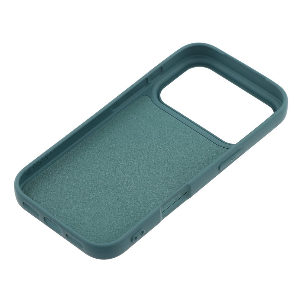 For iPhone 17 Pro Max Case Arc Edge 2.0mm TPU Protective Phone Cover - Midnight Green
