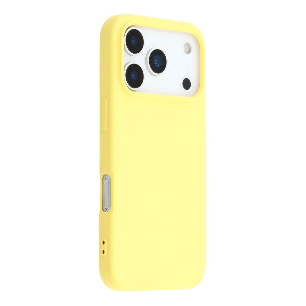 For iPhone 17 Pro Max Case Arc Edge 2.0mm TPU Protective Phone Cover - Yellow