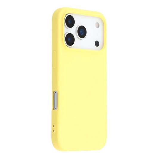 For iPhone 17 Pro Max Case Arc Edge 2.0mm TPU Protective Phone Cover - Yellow