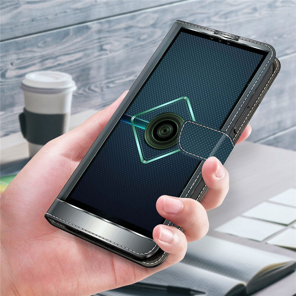 For iPhone 17 Pro Max Case Wallet Stand Pattern Printing PU Leather Flip Phone Cover - Fantasy Future