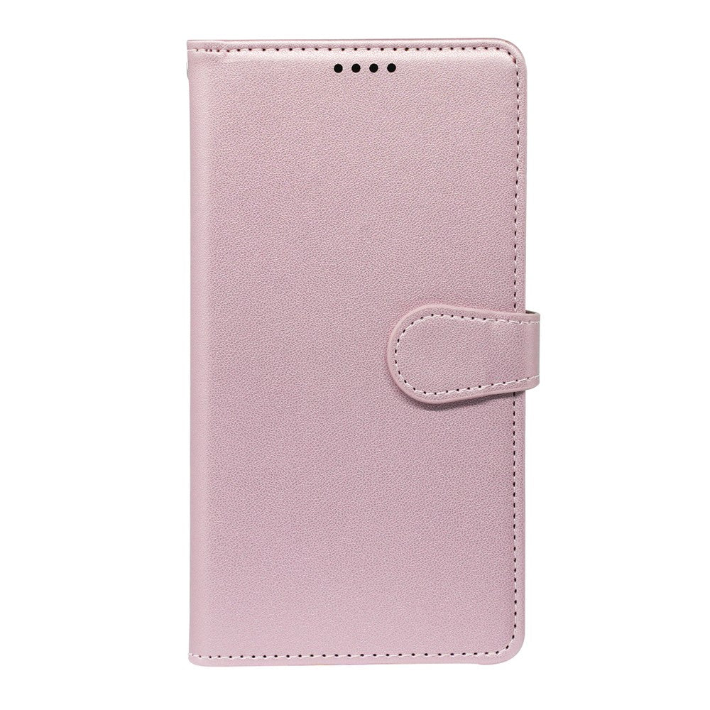 For iPhone 17 Pro Max Case with 9 Card Slots PU Leather Stand Phone Cover - Rose Gold