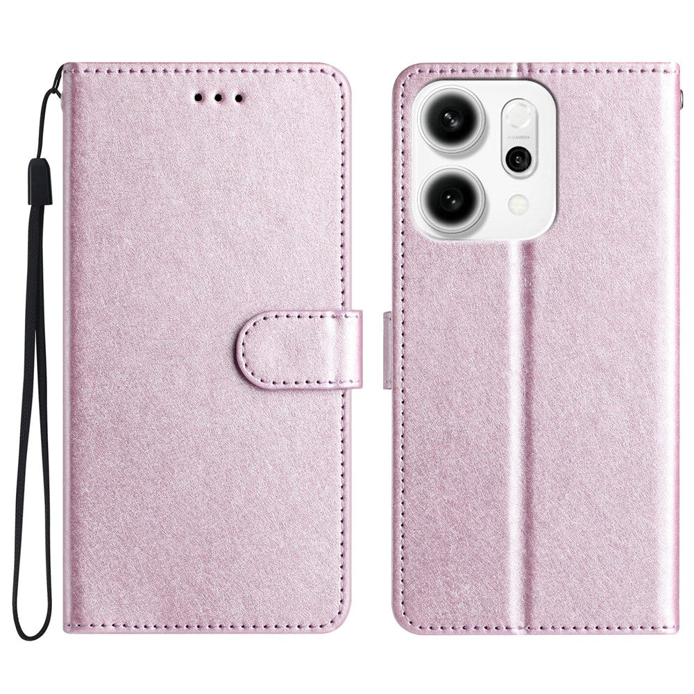 For Oppo Reno14 Pro 5G (Global) Wallet Case Leather Folio Phone Cover Magnetic Clasp - Light Purple