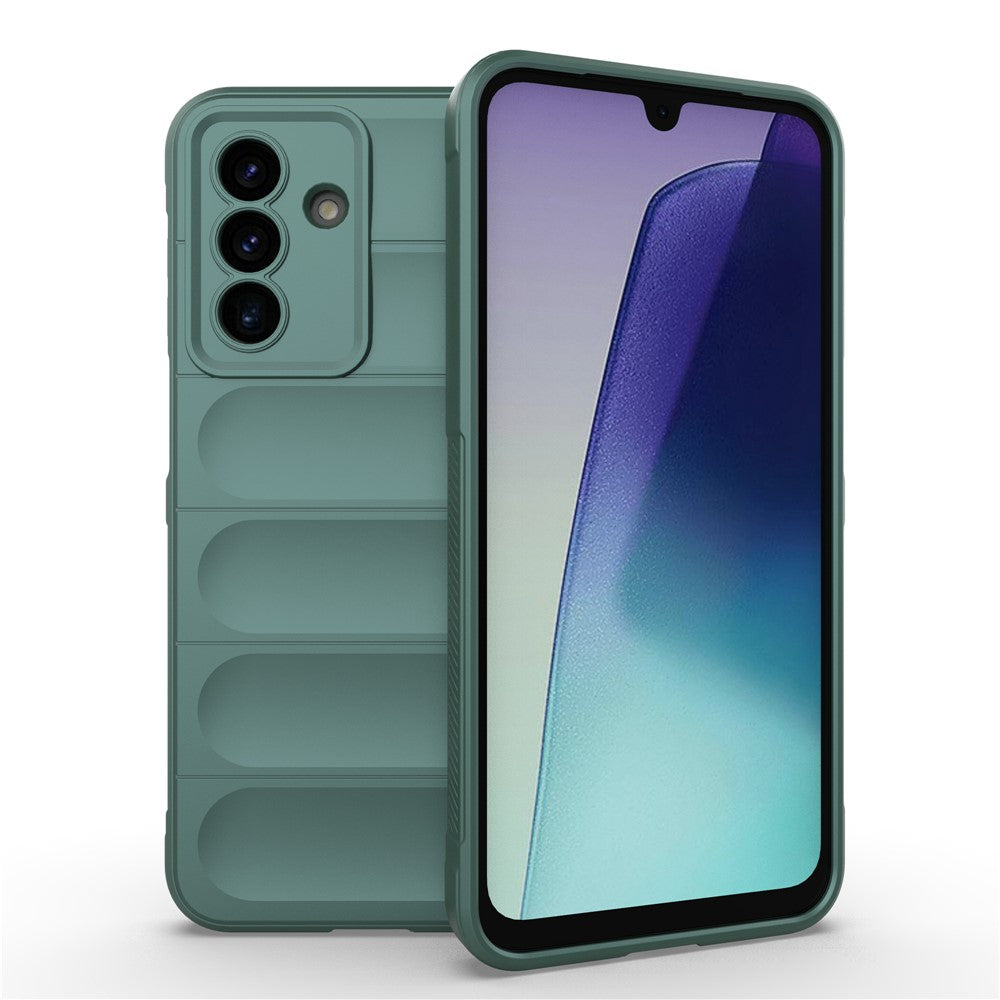For Samsung Galaxy A17 5G Case Anti-Drop Soft TPU Rugged Phone Back Cover - Green