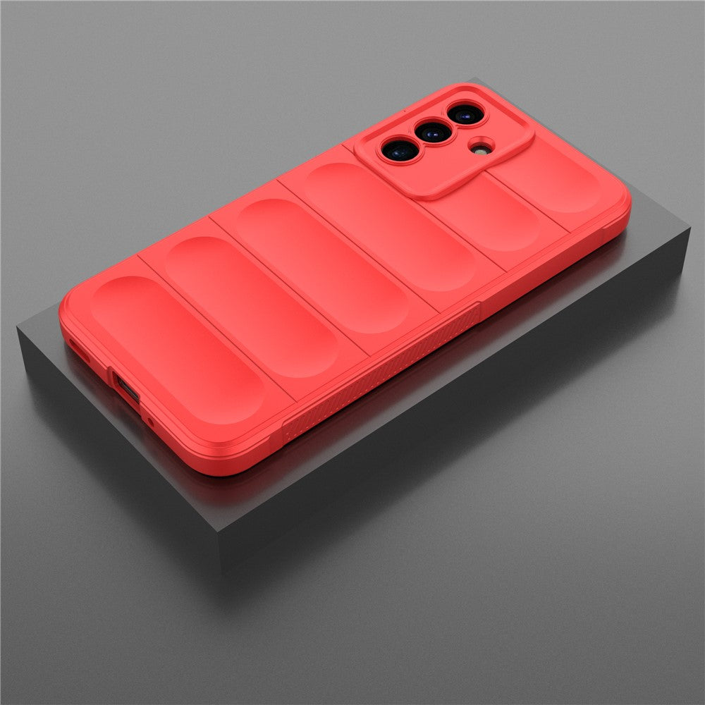 For Samsung Galaxy A17 5G Case Anti-Drop Soft TPU Rugged Phone Back Cover - Red