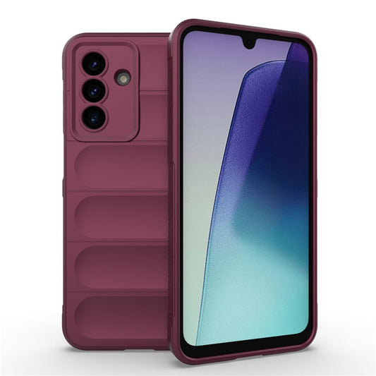 For Samsung Galaxy A17 5G Case Anti-Drop Soft TPU Rugged Phone Back Cover - Wine Red