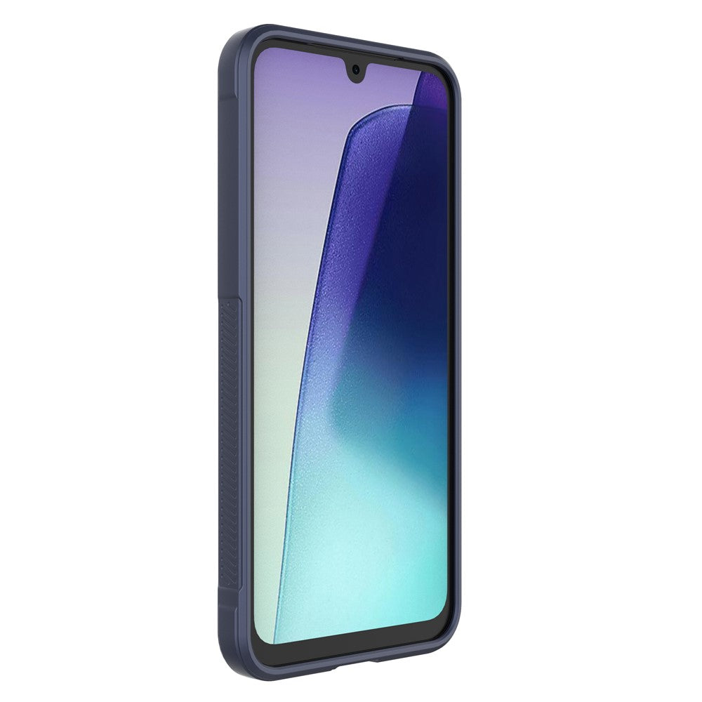 For Samsung Galaxy A17 5G Case Anti-Drop Soft TPU Rugged Phone Back Cover - Dark Blue