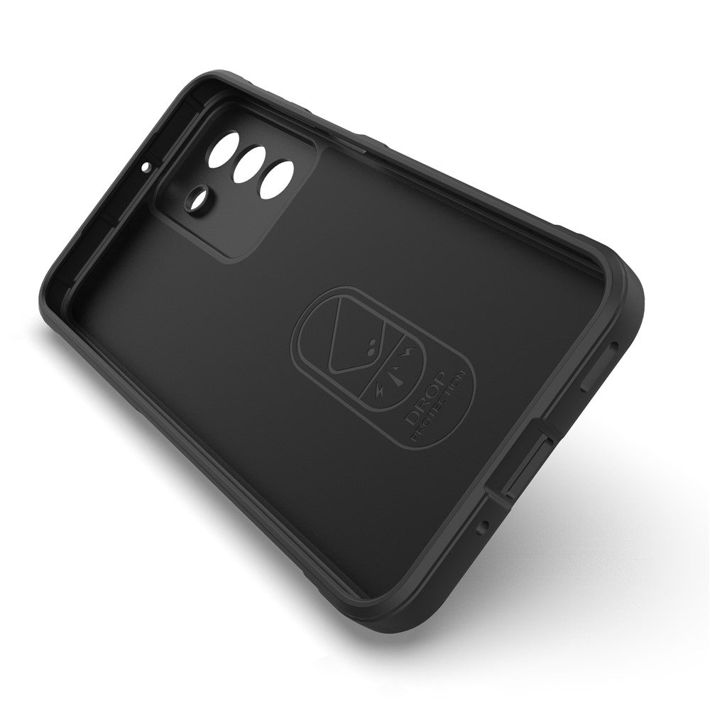 For Samsung Galaxy A17 5G Case Anti-Drop Soft TPU Rugged Phone Back Cover - Black