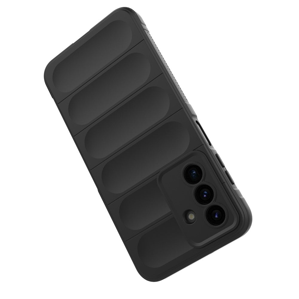 For Samsung Galaxy A17 5G Case Anti-Drop Soft TPU Rugged Phone Back Cover - Black