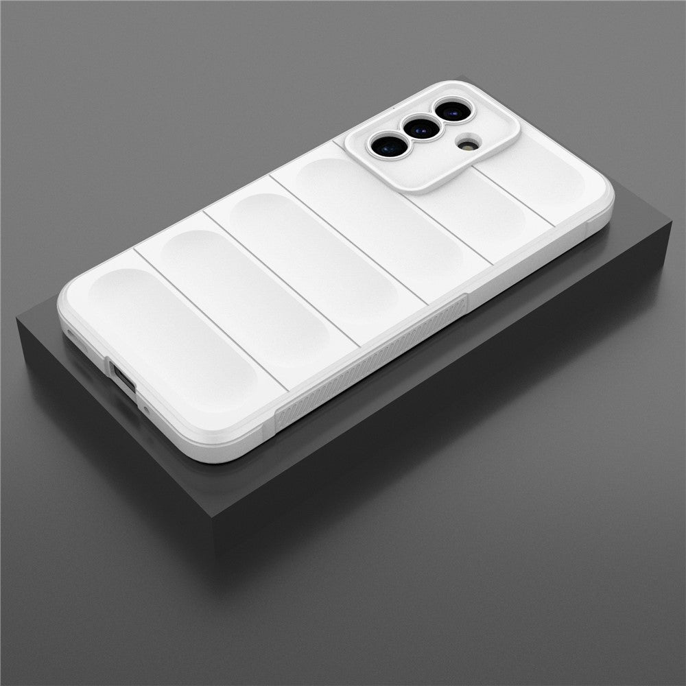 For Samsung Galaxy A17 5G Case Anti-Drop Soft TPU Rugged Phone Back Cover - White