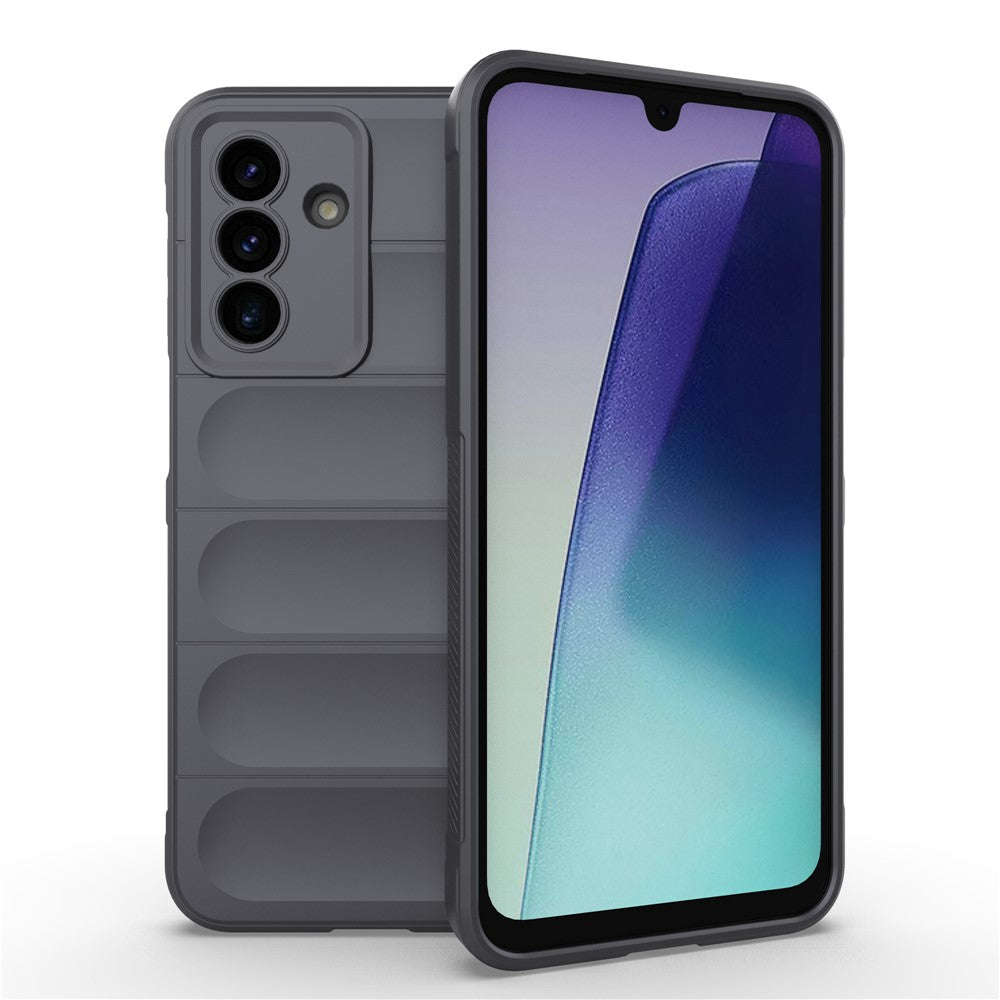 For Samsung Galaxy A17 5G Case Anti-Drop Soft TPU Rugged Phone Back Cover - Dark Grey