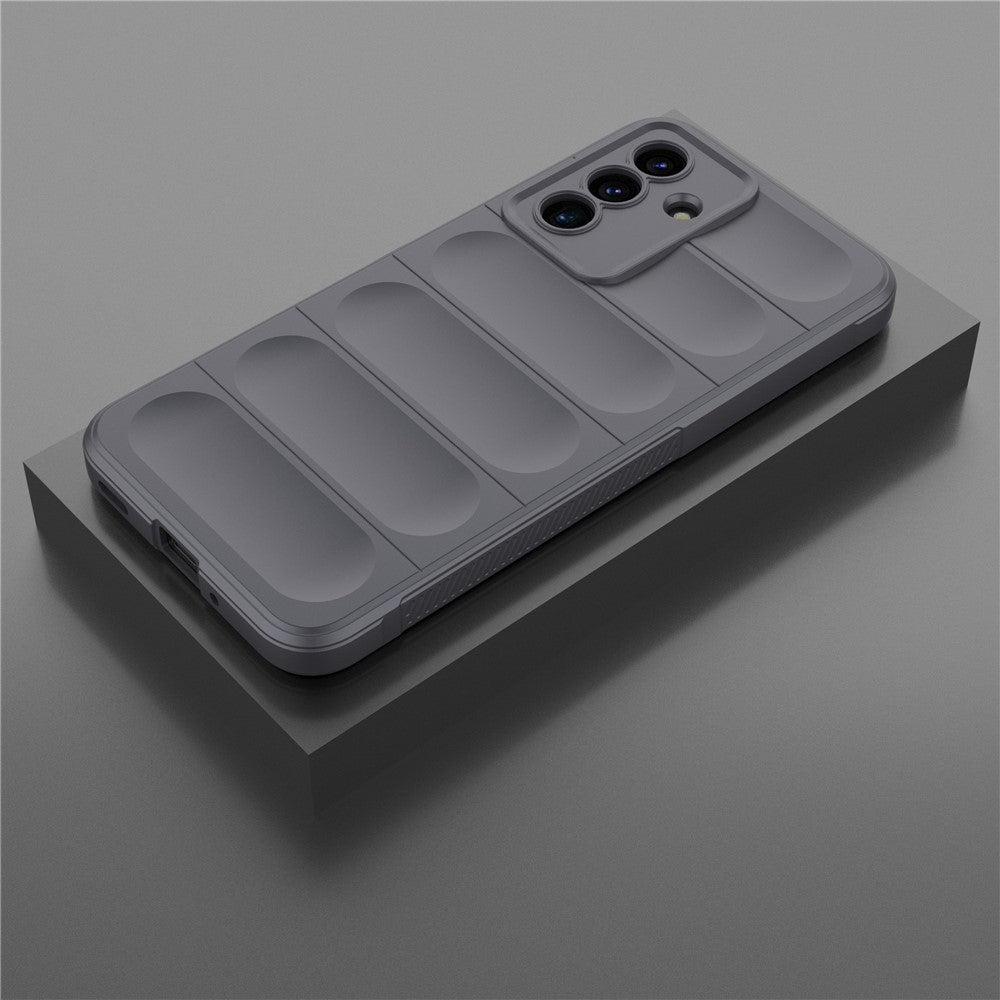 For Samsung Galaxy A17 5G Case Anti-Drop Soft TPU Rugged Phone Back Cover - Dark Grey