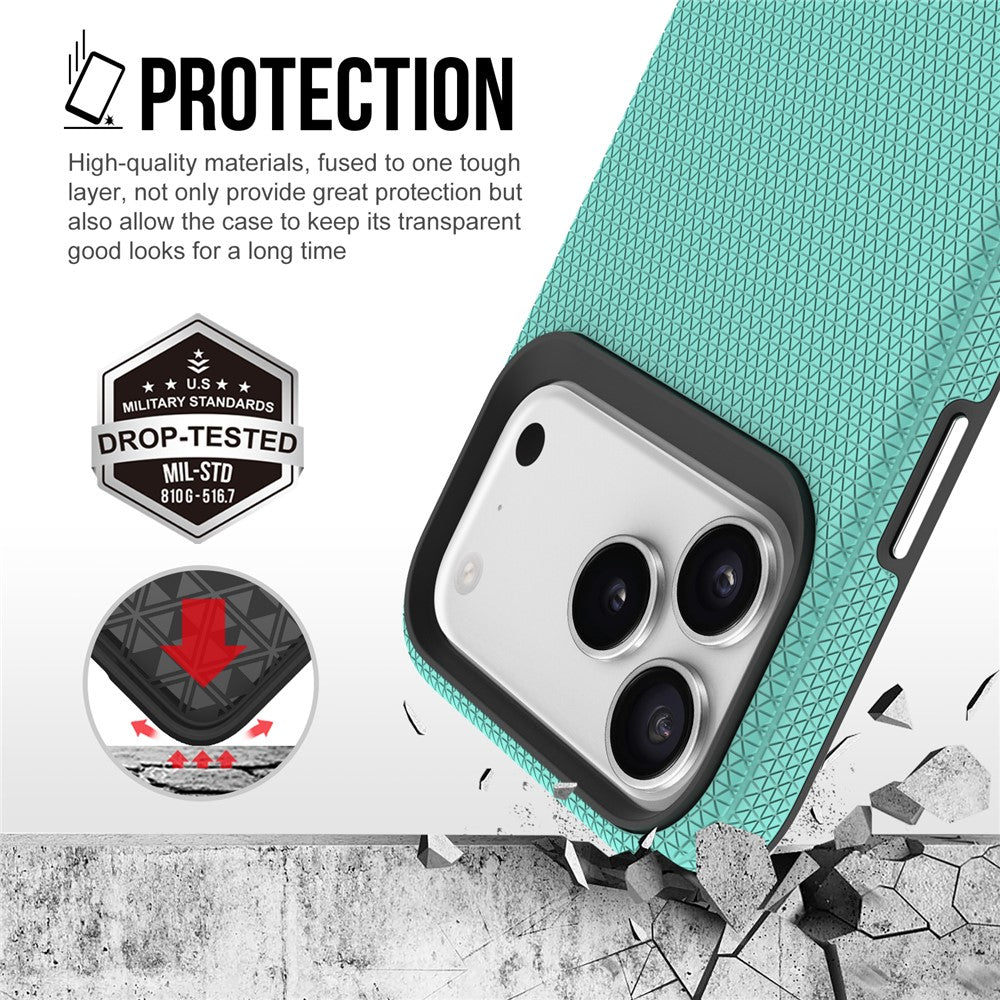 For iPhone 17 Pro Max Case Compatible with MagSafe Protective TPU+PC Phone Cover - Mint Green