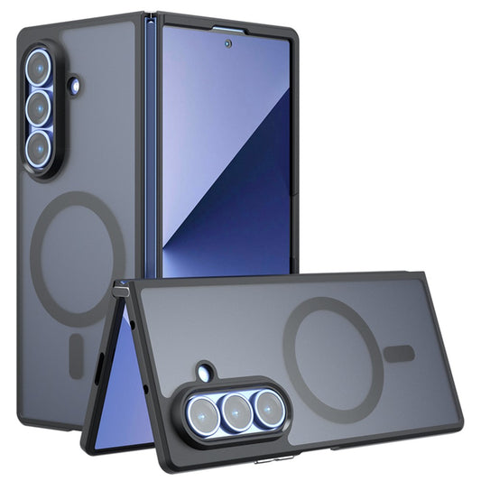 For Samsung Galaxy Z Fold7 5G Case Compatible with MagSafe TPU + PC Matte Skin Touch Phone Cover
