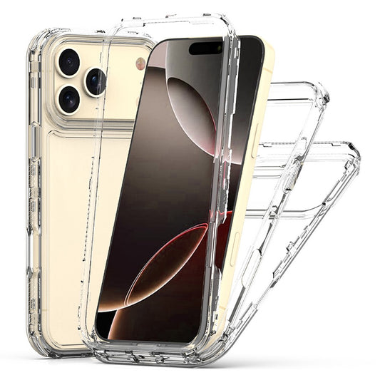 For iPhone 17 Pro Max Phone Case Acrylic TPU Clear Mobile Cover