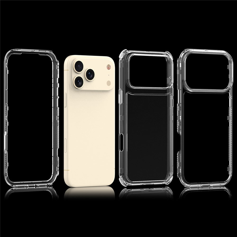 For iPhone 17 Pro Max Phone Case Acrylic TPU Clear Mobile Cover