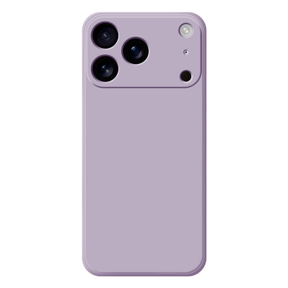 For iPhone 17 Pro Max TPU Case Straight Edge Protection Phone Cover - Purple