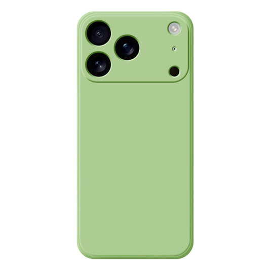 For iPhone 17 Pro Max TPU Case Straight Edge Protection Phone Cover - Matcha Green