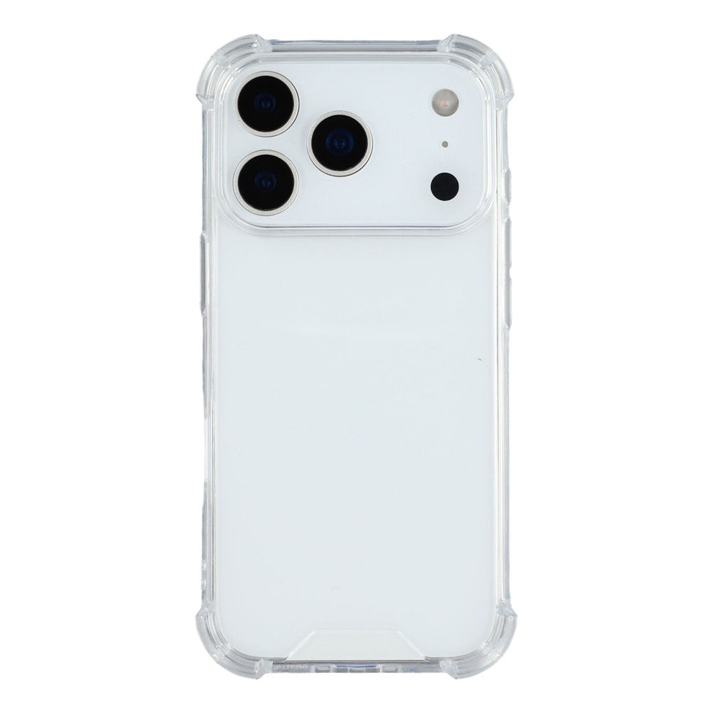 For iPhone 17 Pro Max Phone Case TPU + Acrylic 1.5mm Shockproof Clear Back Cover