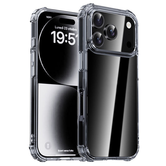 IPAKY For iPhone 17 Pro Max Case Four Corner Shockproof Clear Phone Back Cover