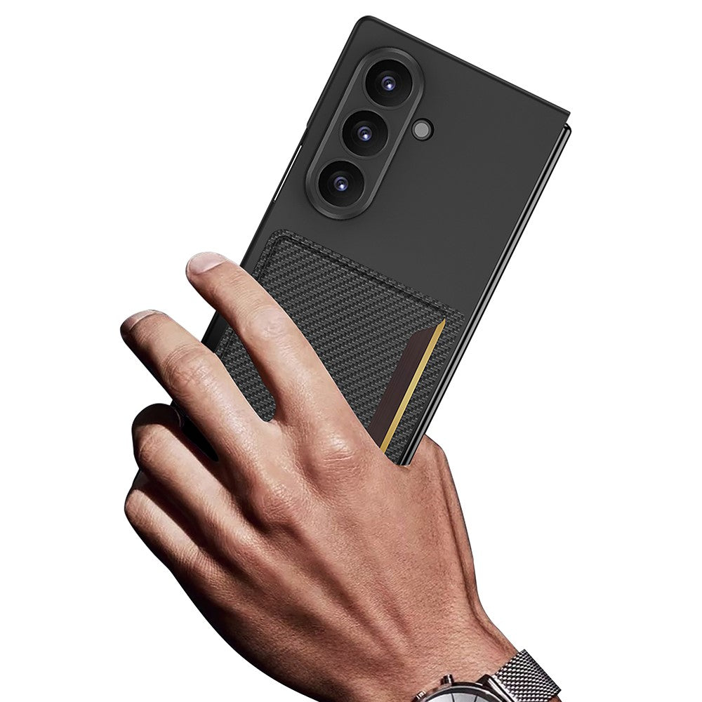 GKK For Samsung Galaxy Z Fold7 5G Case Hard PC Phone Cover with Slim Card Holder - Green