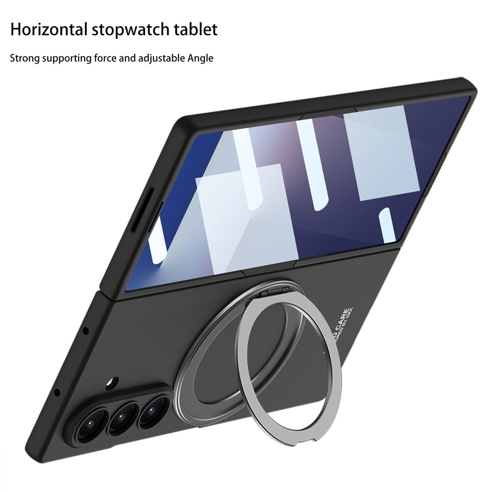 GKK For Samsung Galaxy Z Fold7 5G Case with Screen Film Kickstand Hard PC Phone Back Cover - Green