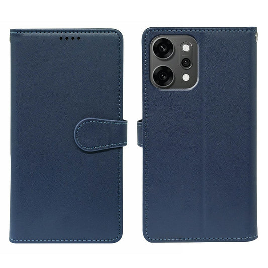 For Oppo Reno14 Pro 5G (Global) Case with 9 Card Slots PU Leather Stand Phone Cover - Blue