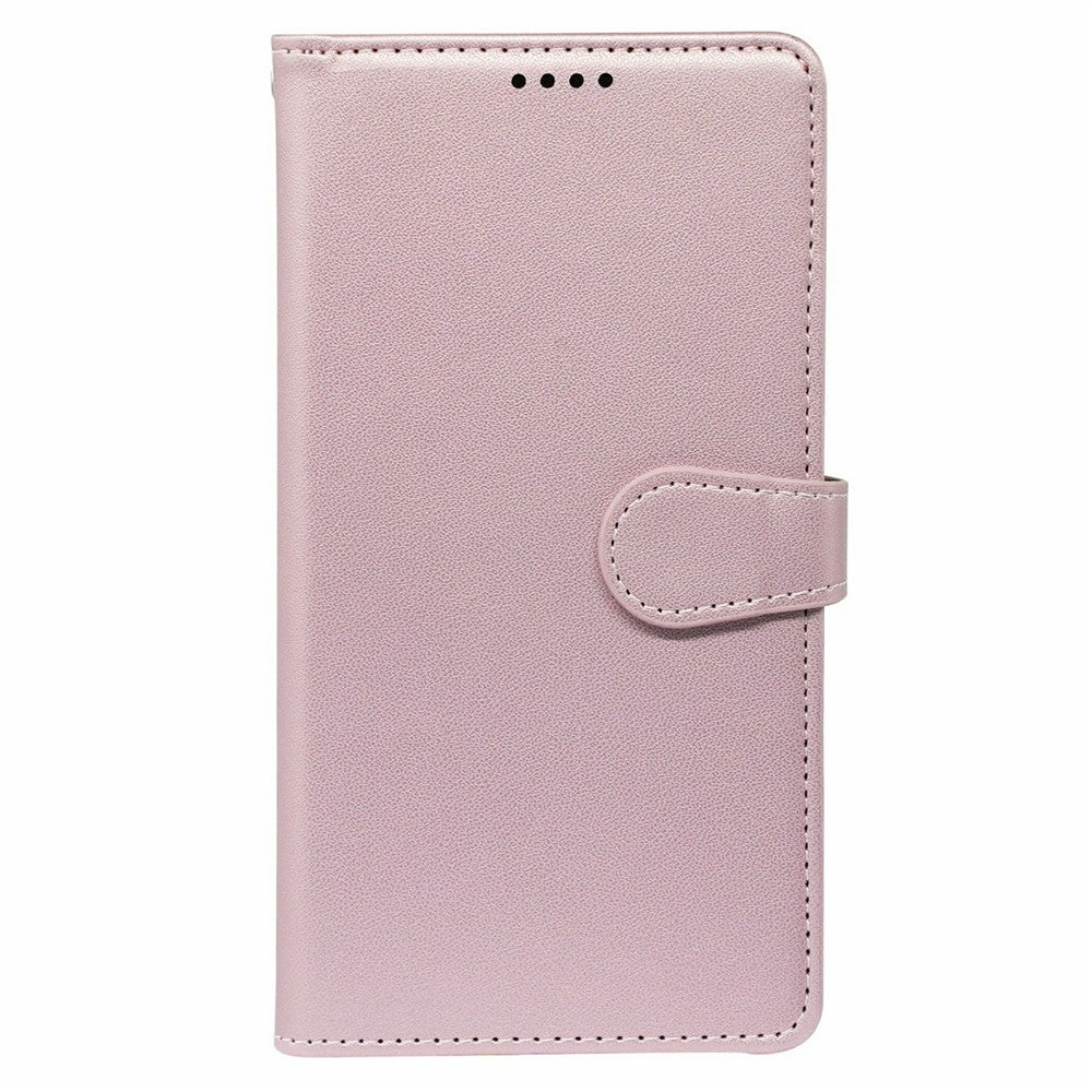 For Oppo Reno14 Pro 5G (Global) Case with 9 Card Slots PU Leather Stand Phone Cover - Rose Gold