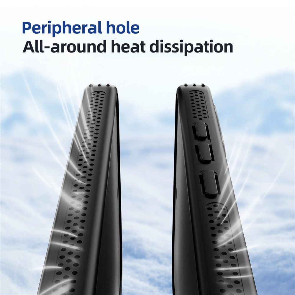 ABEEL For Oppo Reno14 Pro 5G (Global) Case Compatible with MagSafe TPU PC Cooling Matte Phone Back Cover with Lens Film - White