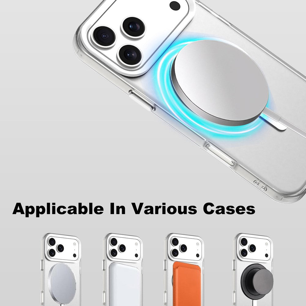 IMAK For iPhone 17 Pro Max Case Compatible with MagSafe Candy Color Anti Drop TPU + PET Back Cover - White