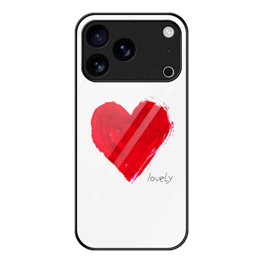 For iPhone 17 Pro Max Case Tempered Glass + PC + TPU Phone Protector Pattern Printing - Lovely