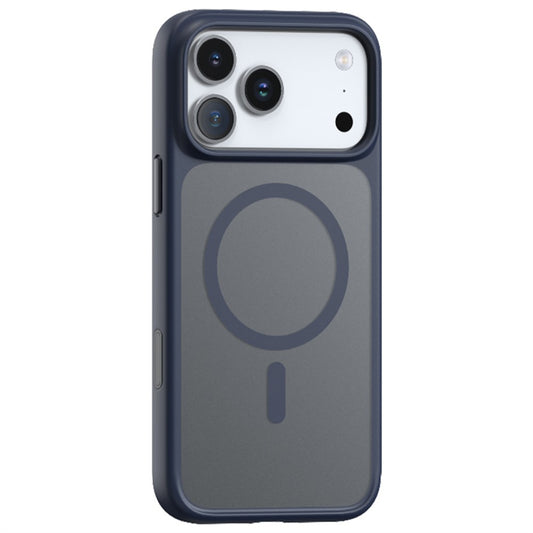 TORRAS For iPhone 17 Pro Max Case Magnetic Matte PC + TPU Phone Cover - Dark Blue