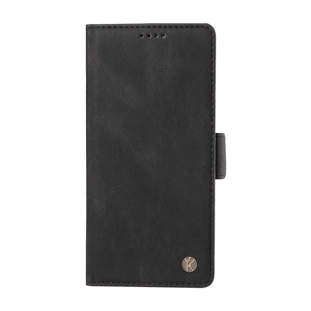 For iPhone 17 Pro Max Leather Case YIKATU YK-005 Skin-touch Feeling Wallet Phone Cover - Black