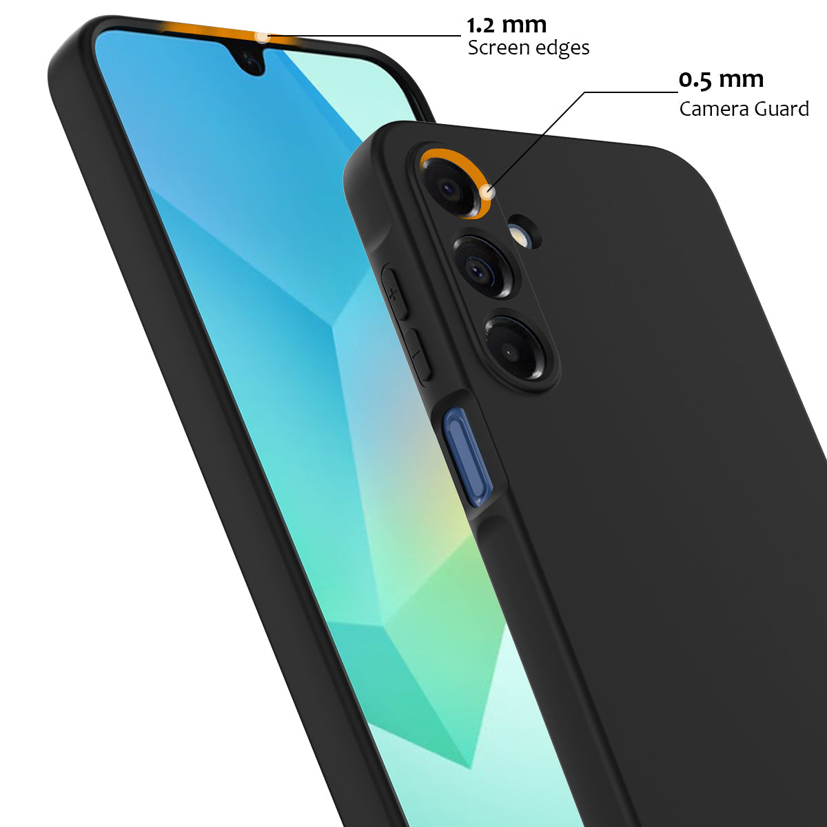 For Samsung Galaxy A17 5G Case Compatible with MagSafe Anti-Drop Liquid Silicone Phone Cover - Black