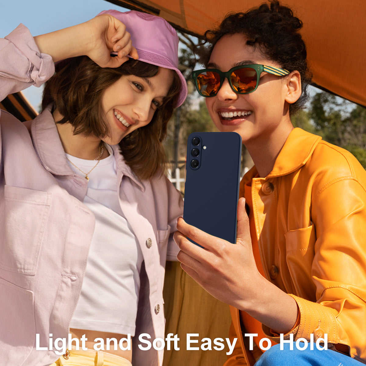 For Samsung Galaxy A17 5G Case Compatible with MagSafe Anti-Drop Liquid Silicone Phone Cover - Dark Blue