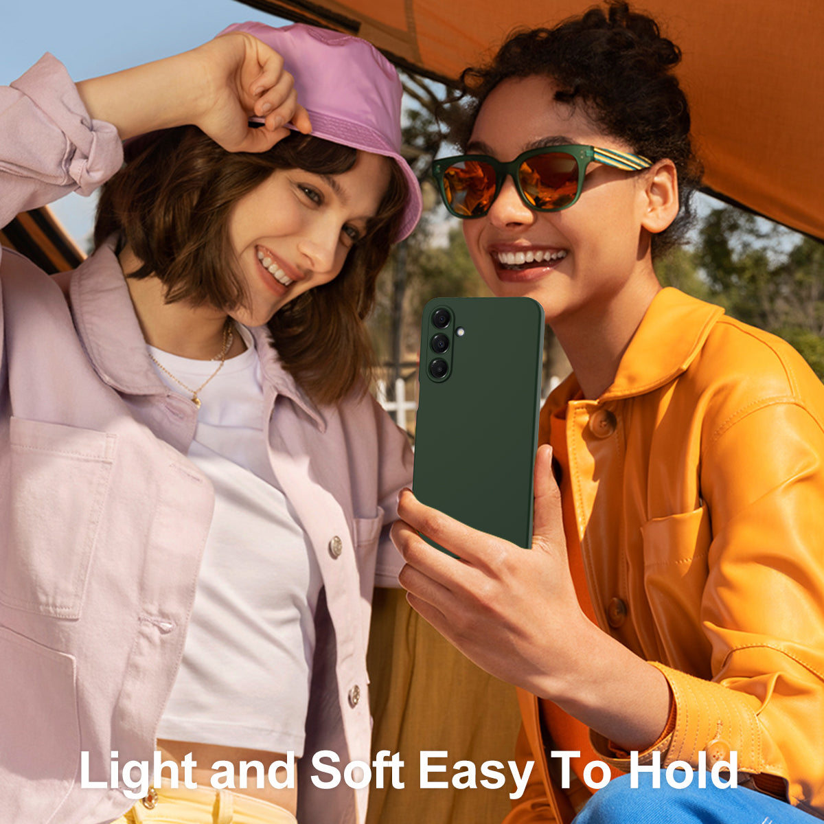 For Samsung Galaxy A17 5G Case Compatible with MagSafe Anti-Drop Liquid Silicone Phone Cover - Dark Green
