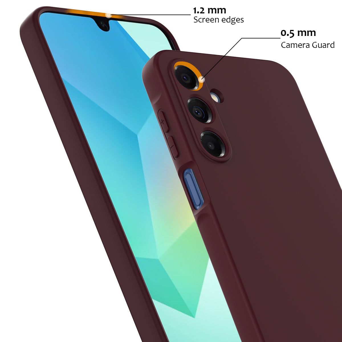 For Samsung Galaxy A17 5G Case Compatible with MagSafe Anti-Drop Liquid Silicone Phone Cover - Wine Red
