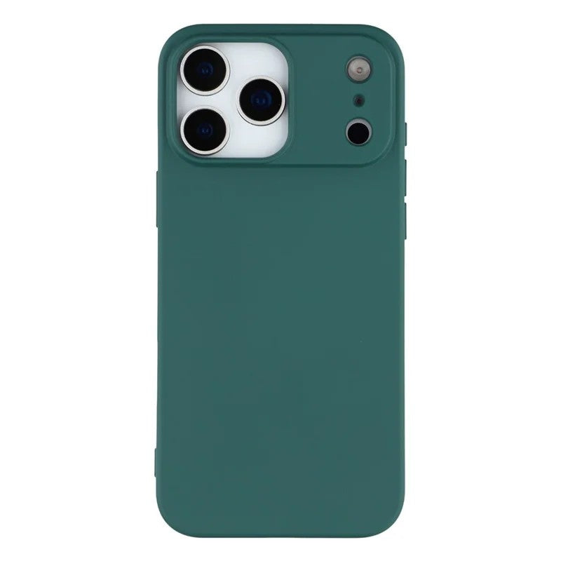 For iPhone 17 Pro Max Phone Case WANLONFENG RB2 Series TPU Back Cover with Tempered Glass - Army Green