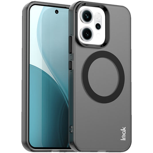 IMAK For Oppo Reno14 Pro 5G (Global) Case Compatible with MagSafe PC + TPU Protective Phone Back Cover - Black