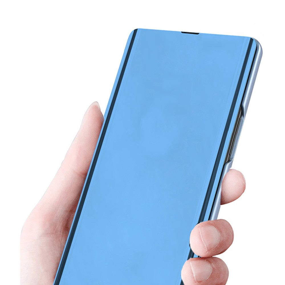 For iPhone 17 Pro Max Case View Window Stand Leather Flip Phone Cover - Silver