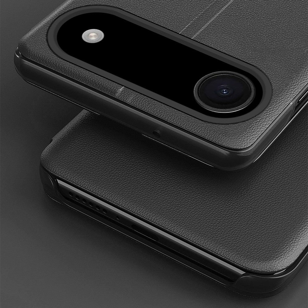 For iPhone 17 Pro Max Phone Case Folio Flip PU Leather Stand Cover - Sapphire