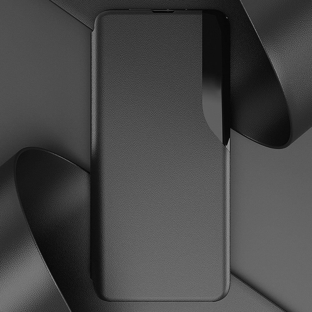 For iPhone 17 Pro Max Phone Case Folio Flip PU Leather Stand Cover - Black