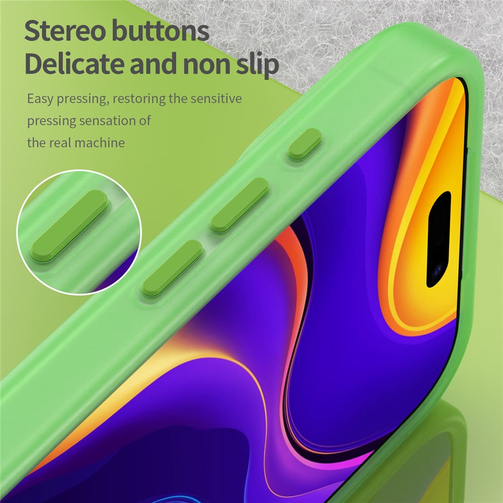 For iPhone 17 Pro Max Case Compatible with MagSafe TPU + PC Matte Translucent Phone Back Cover - Green