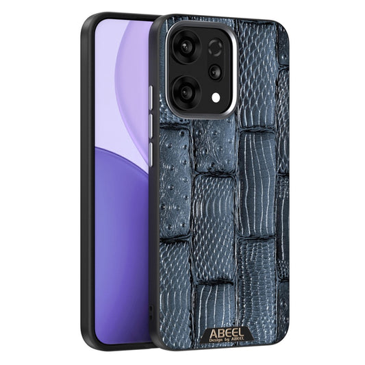 ABEEL For Oppo Reno14 Pro 5G (Global) Case Compatible with MagSafe Beast Texture Micro-Embossing Back Cover - Blue