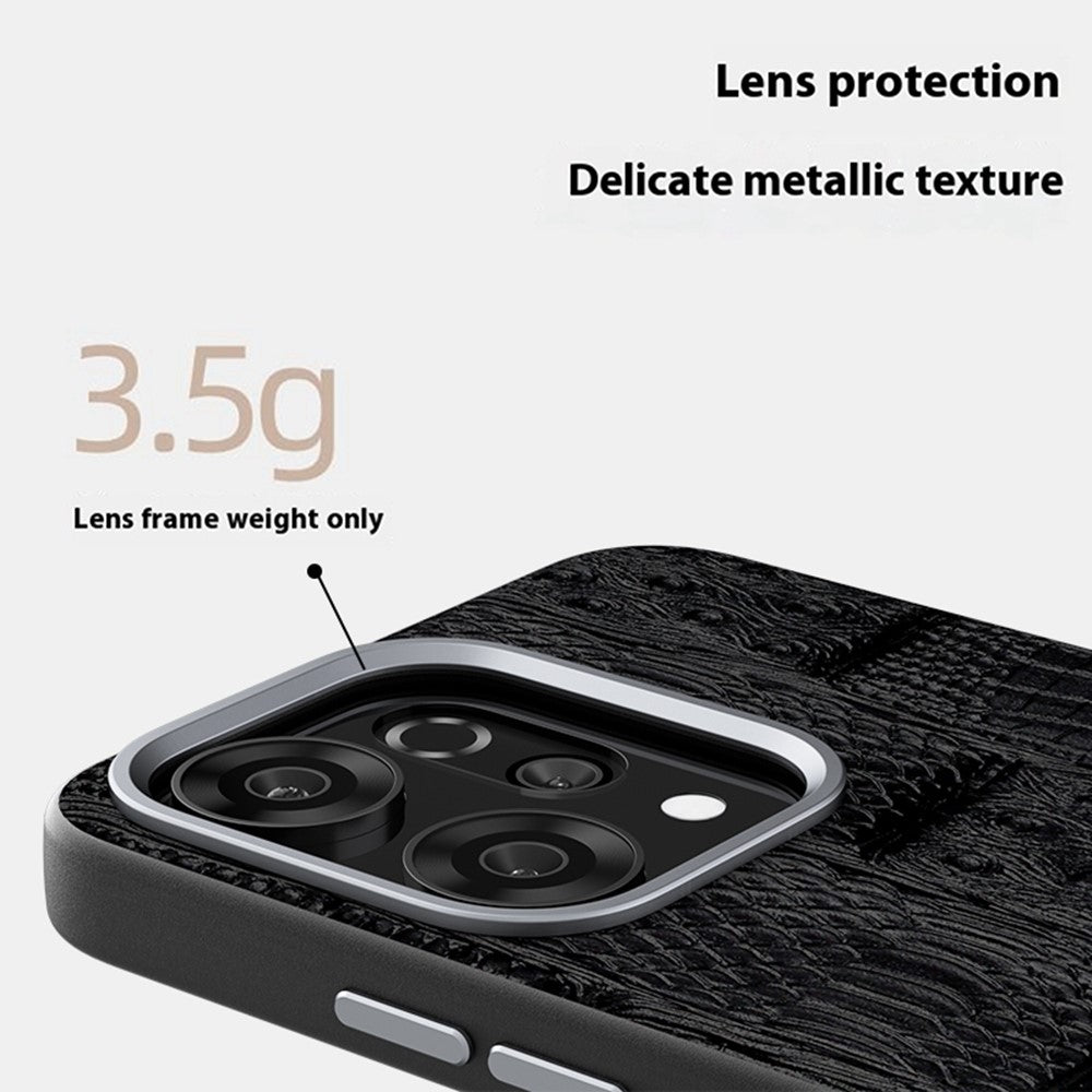 ABEEL For Oppo Reno14 Pro 5G (Global) Case Compatible with MagSafe Beast Texture Micro-Embossing Back Cover - Coffee