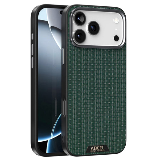 ABEEL For iPhone 17 Pro Max Case Compatible with MagSafe Textured Micro-Embossing Back Cover - Green